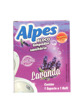 Bloco Limpador Lavanda Suporte+Refil