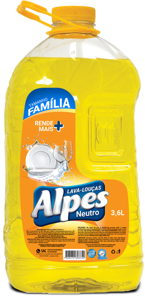 Detergente Lava-Louças Neutro 3,6L Família