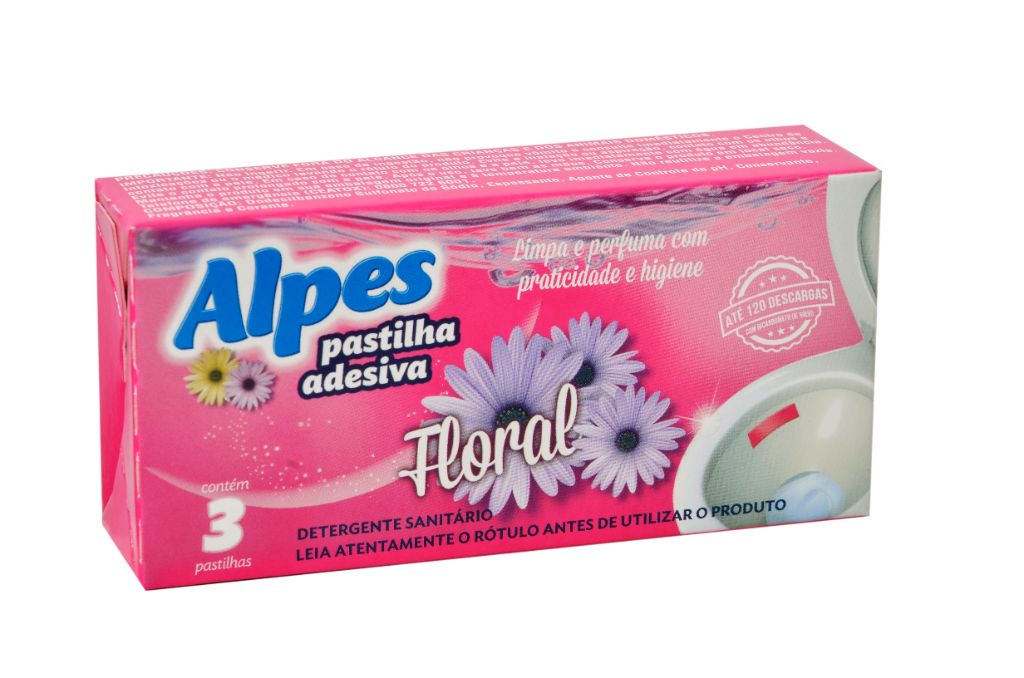 Pastilha Adesiva Floral 3un