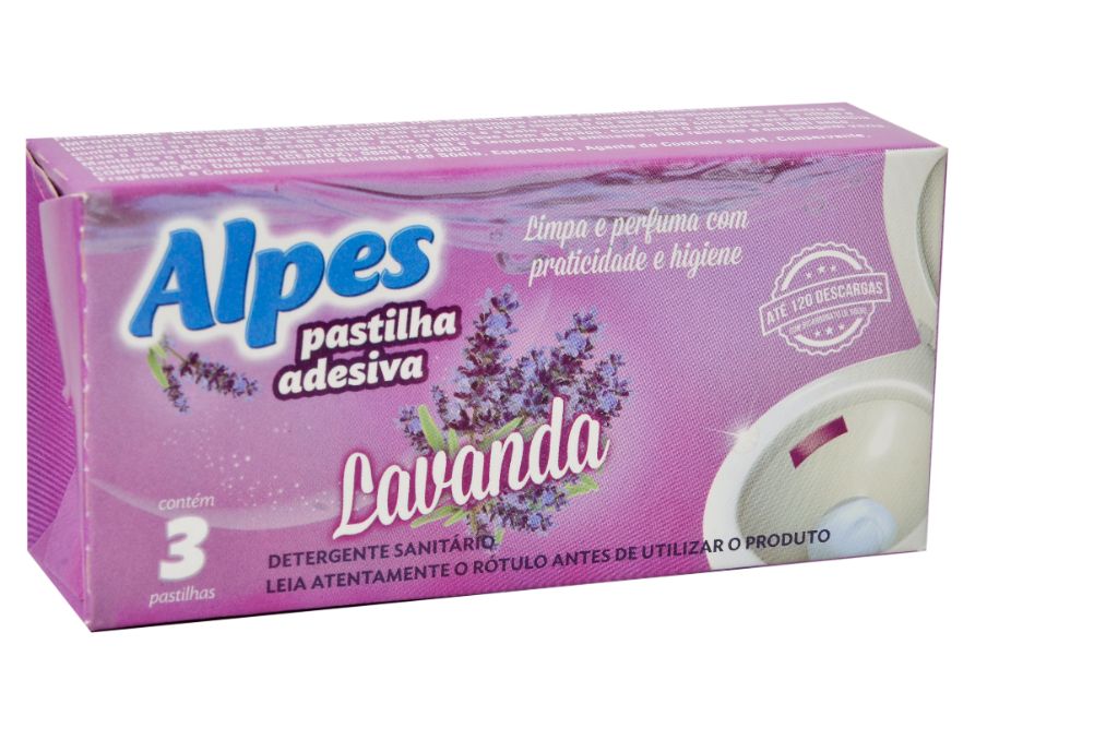 Pastilha Adesiva Lavanda 3un