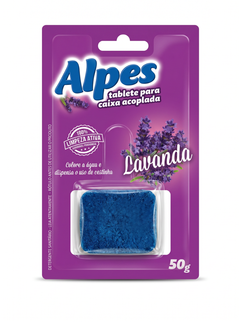 Tablete Caixa Acoplada Lavanda 50g