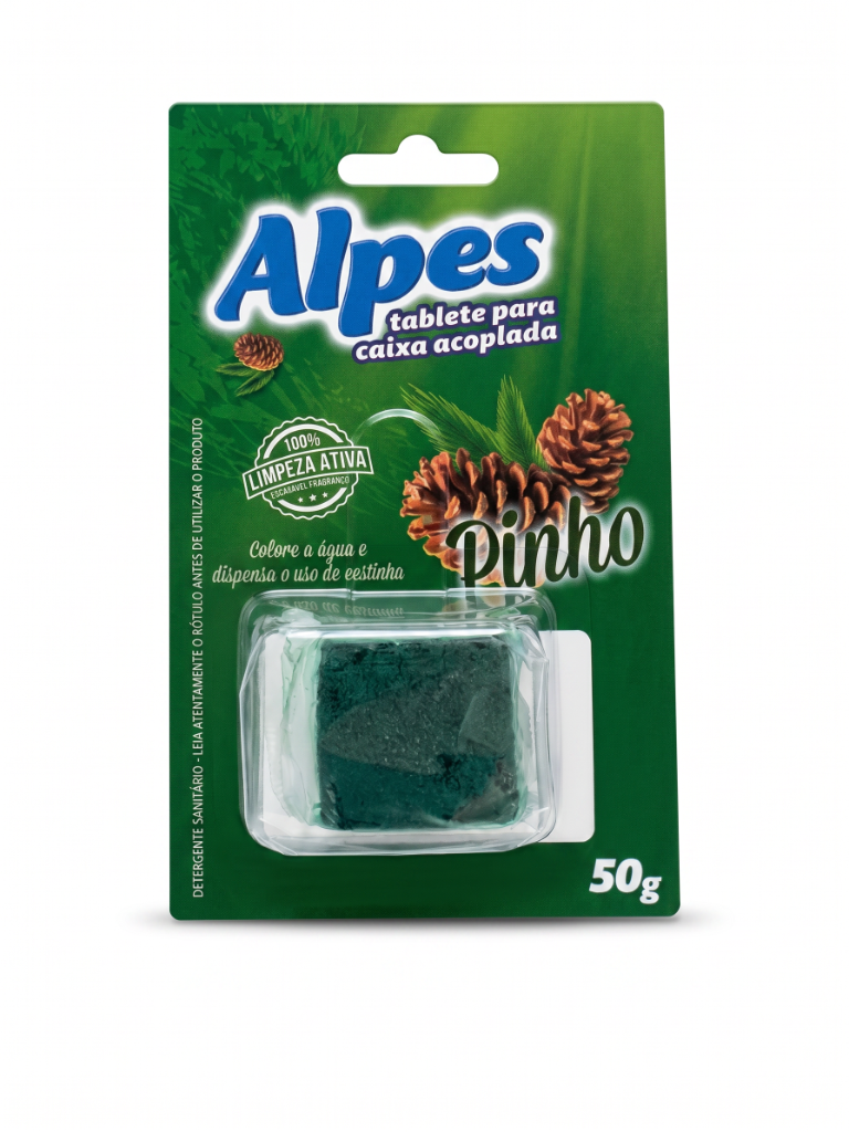 Tablete Caixa Acoplada Pinho 50g