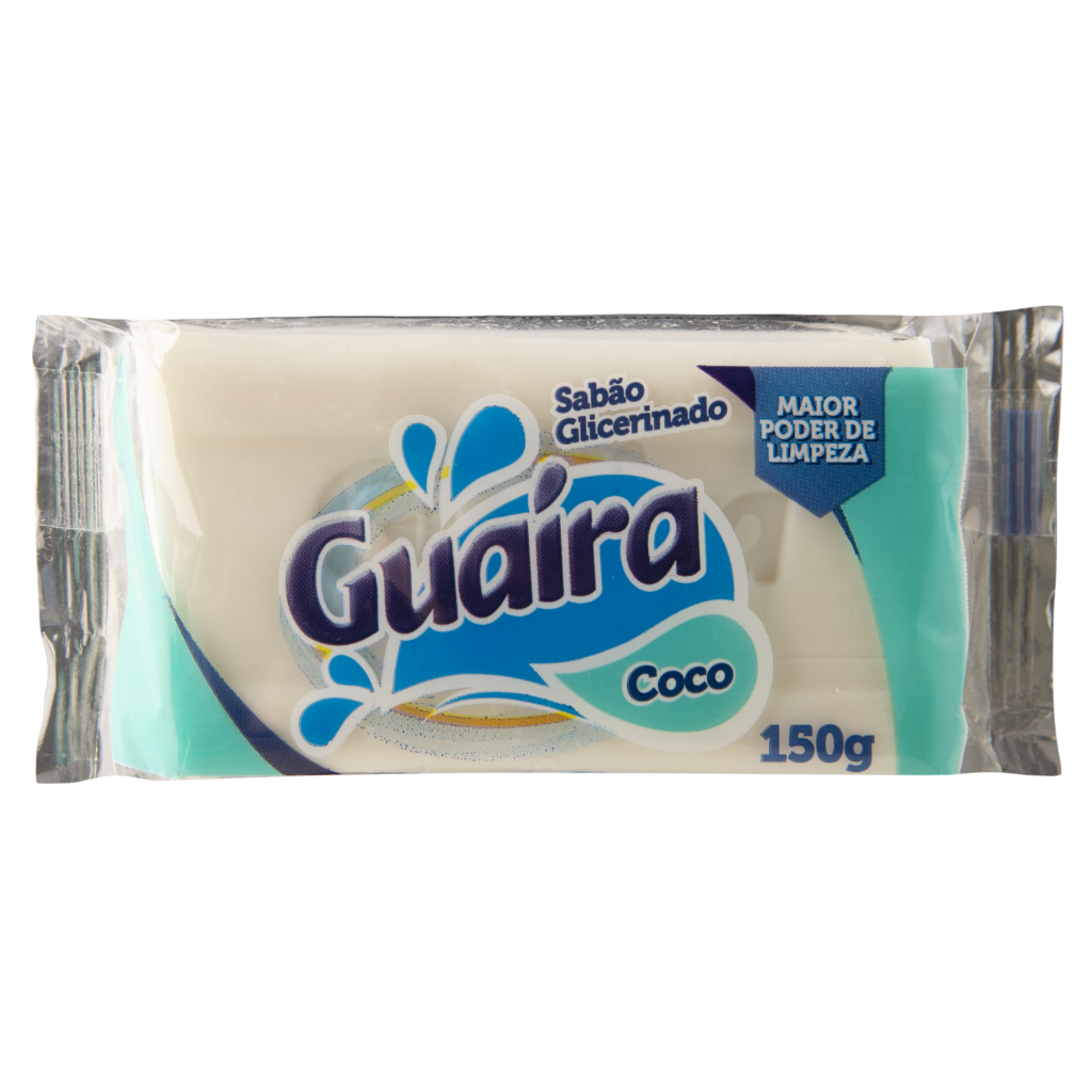 Guaíra Sabão Coco 150g — barra unitária
